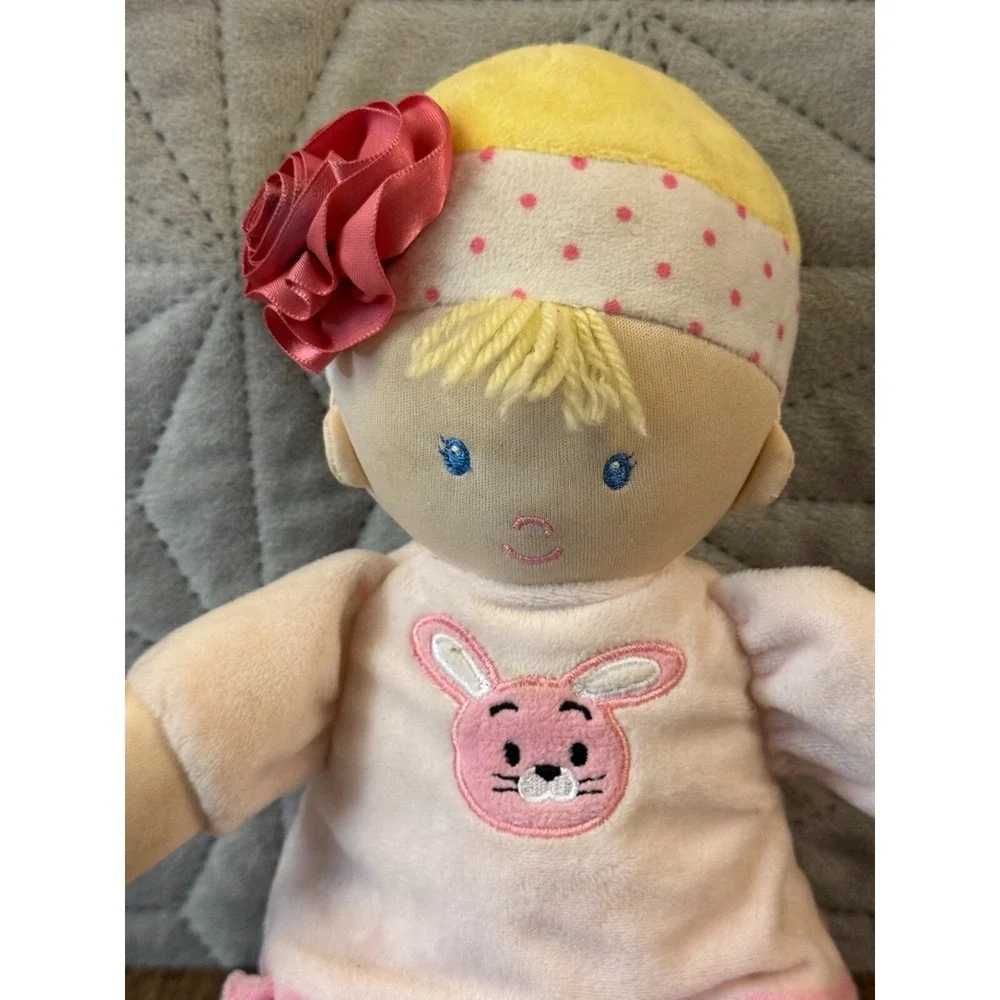 Kids Preferred My First Doll Baby Doll Soft Embroidered Eyes Lovey Security Doll